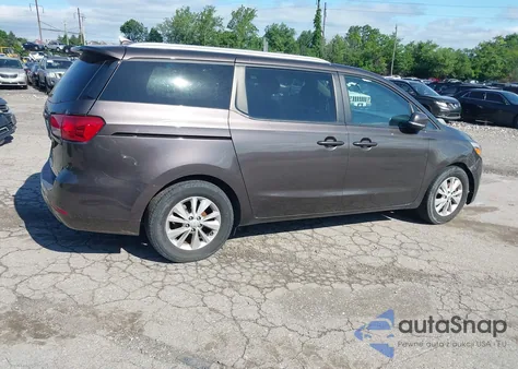 2017 Kia Sedona Lx из США, поврежденный, VIN KNDMB5C14H6283833